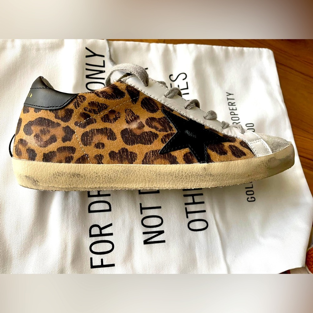 Leopard print Golden Goose